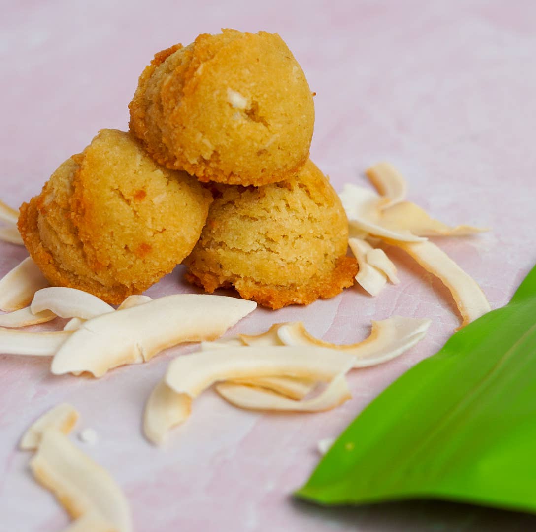 Toasted Coconut Keto Cookie Bites