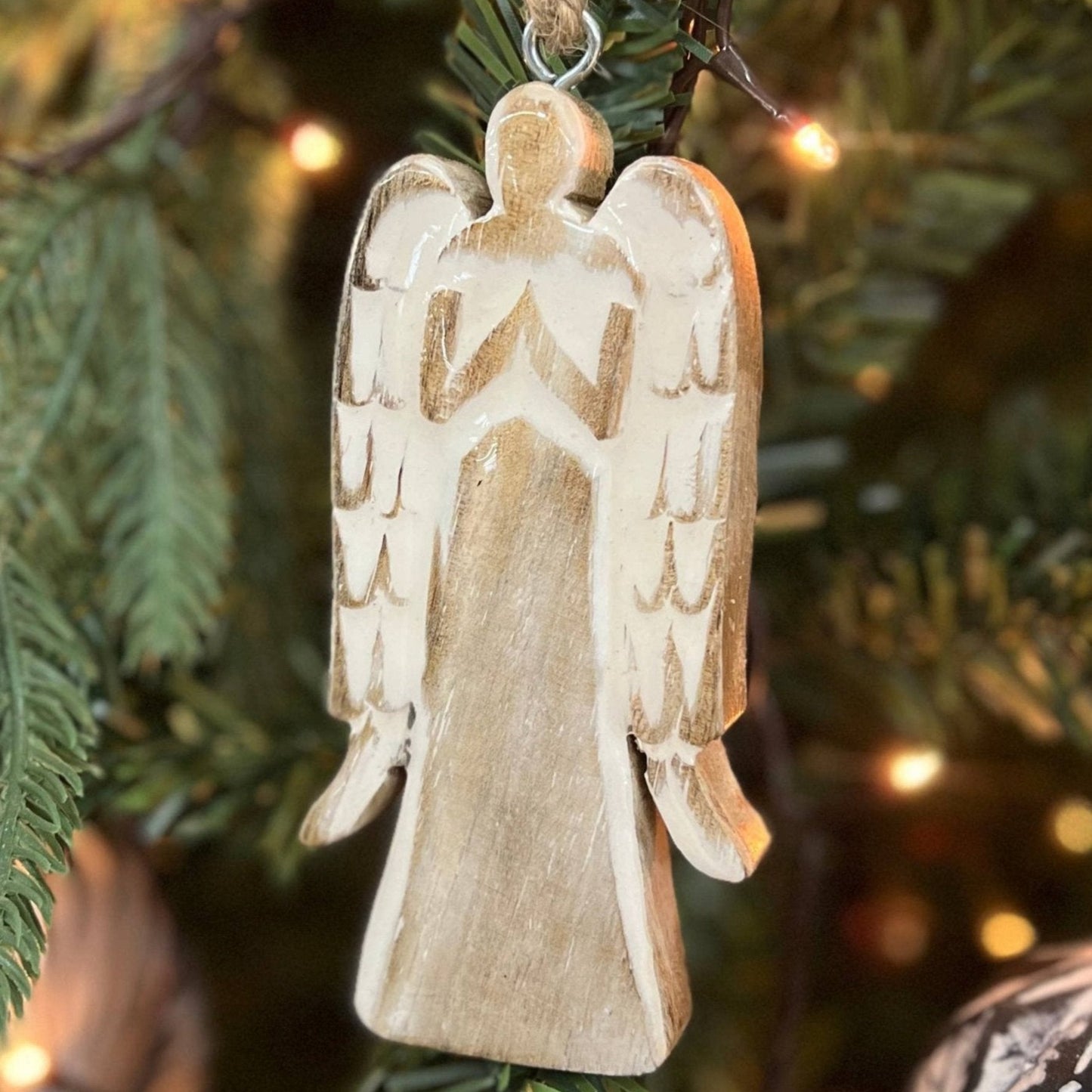 Enamel Angel Ornament