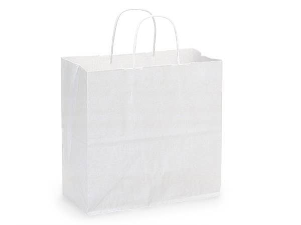 Nashville Wraps - White Kraft Paper Shopping Bags