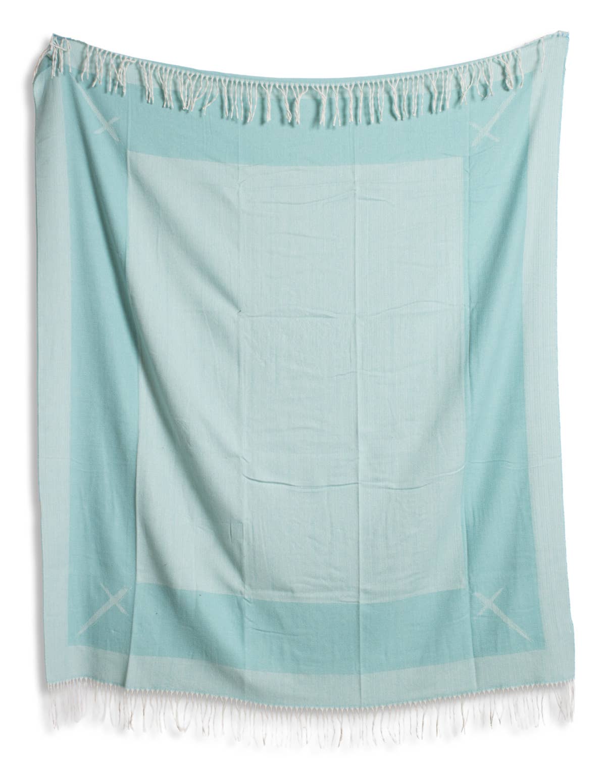 The Royal Standard - Cross Throw   Blue/Gray   50x60