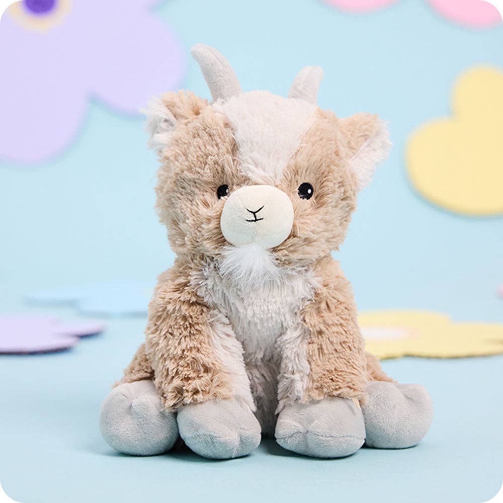 Warmies - Lavender Scented Plush - Gifts - Fall - Goat Warmies Heatable Plush Warm Friend Microwave 13 inch Weighted lavender scented