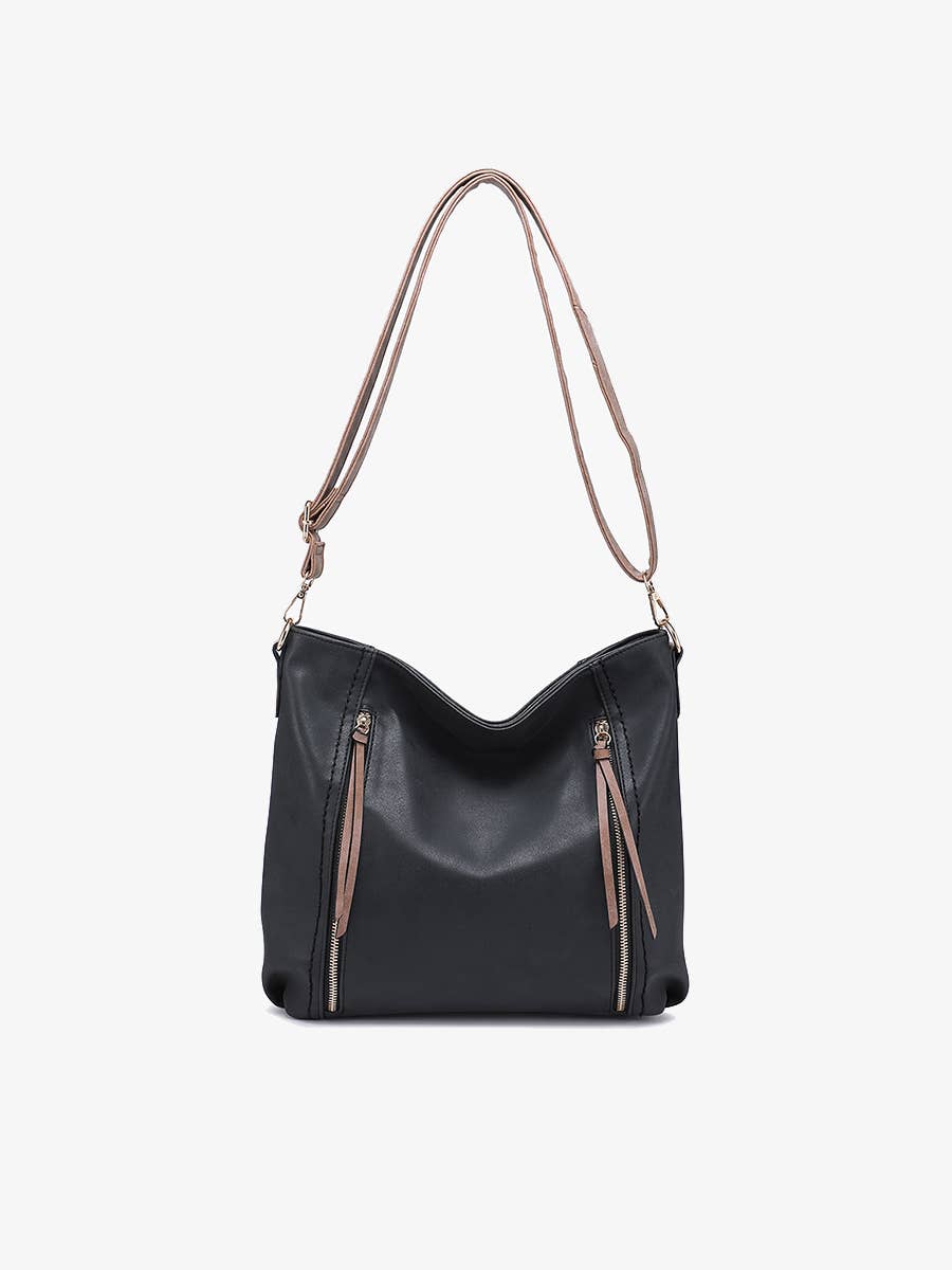 Jen & Co. - Mina Distressed Hobo Bag | M2744