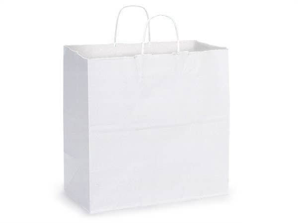Nashville Wraps - White Kraft Paper Shopping Bags