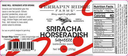 Terrapin Ridge Farms - Sriracha Horseradish Garnishing Squeeze