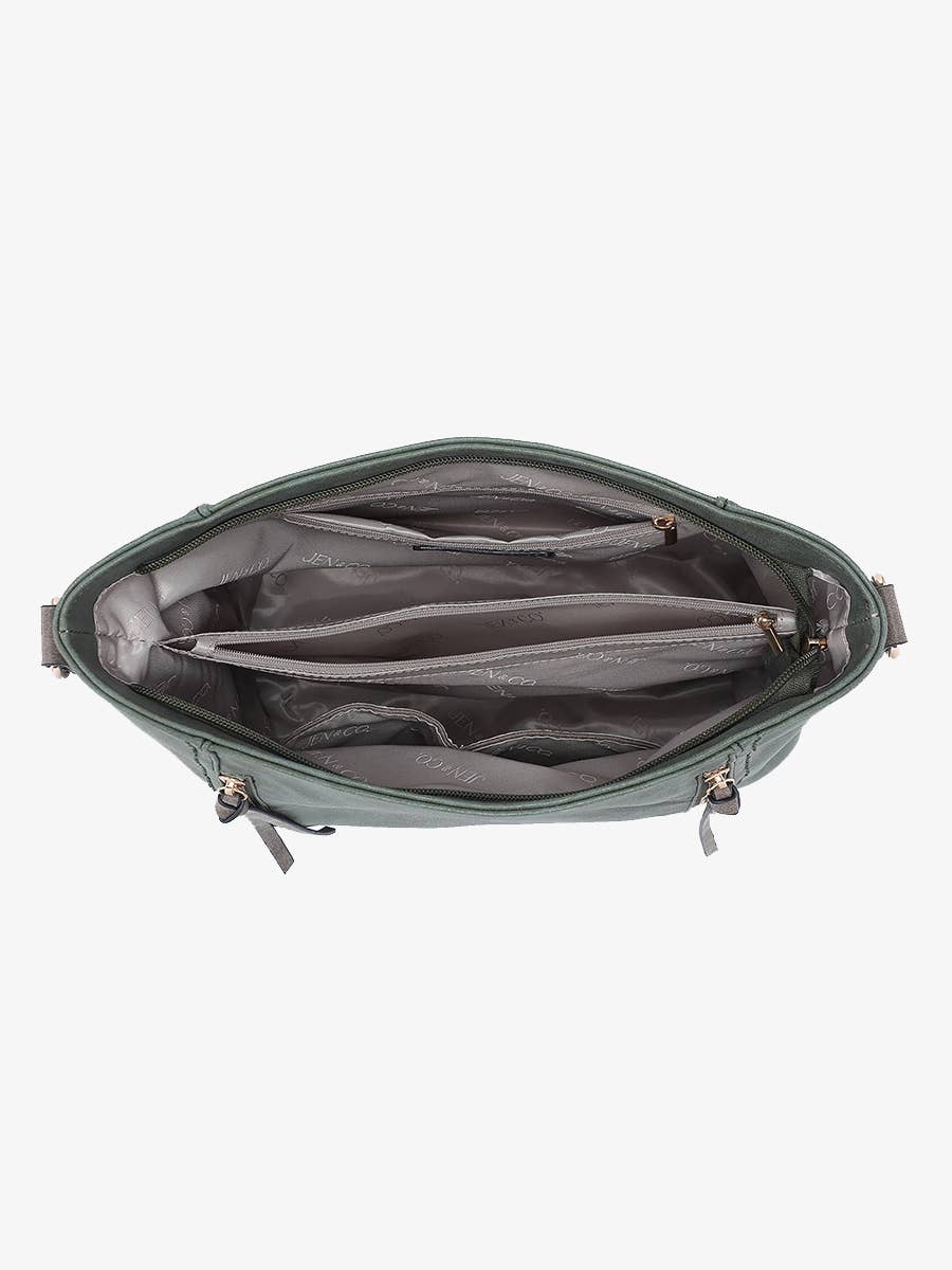 Jen & Co. - Mina Distressed Hobo Bag | M2744