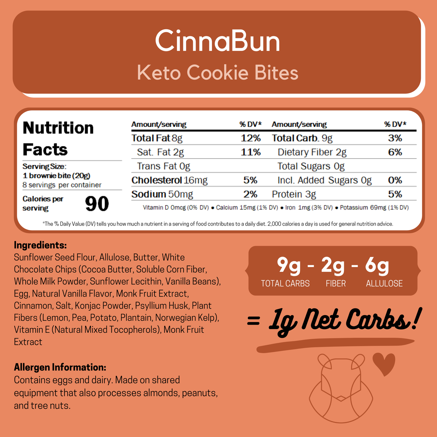 CinnaBun Keto Cookie Bites