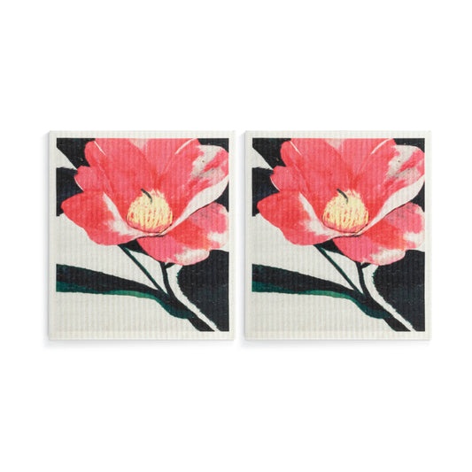 Biodegradable Dish Cloths Set of 2 - Camellia