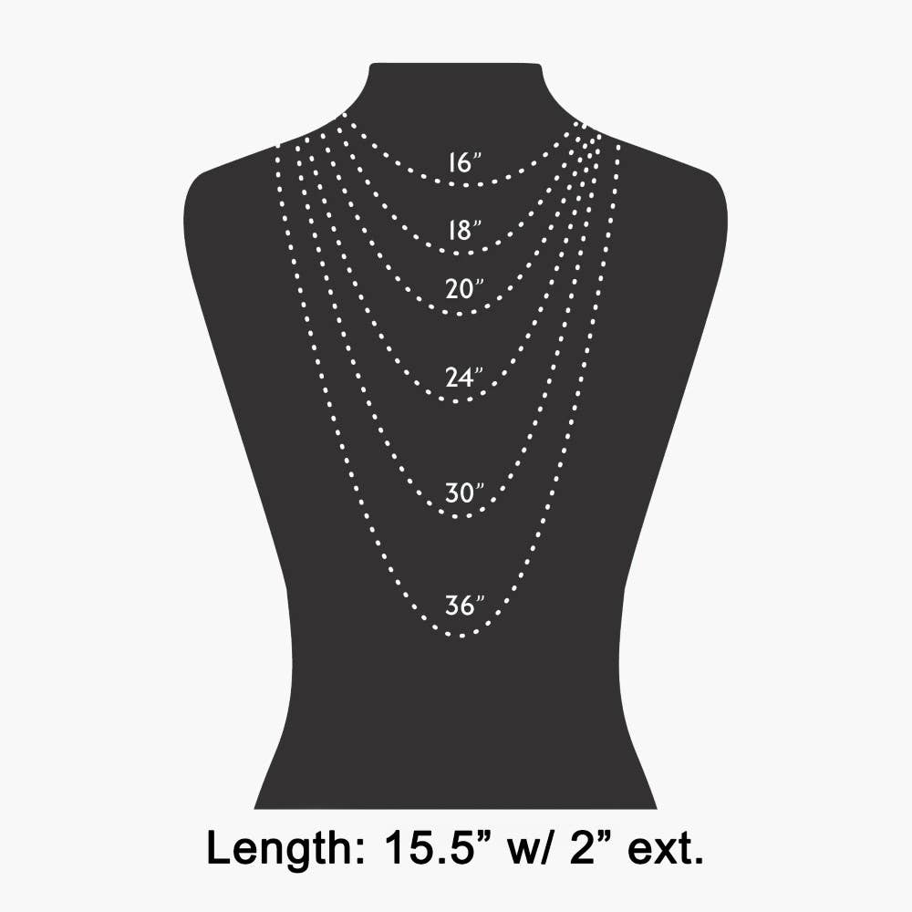 Stainless Steel Two Tone Rings Pendant Necklace