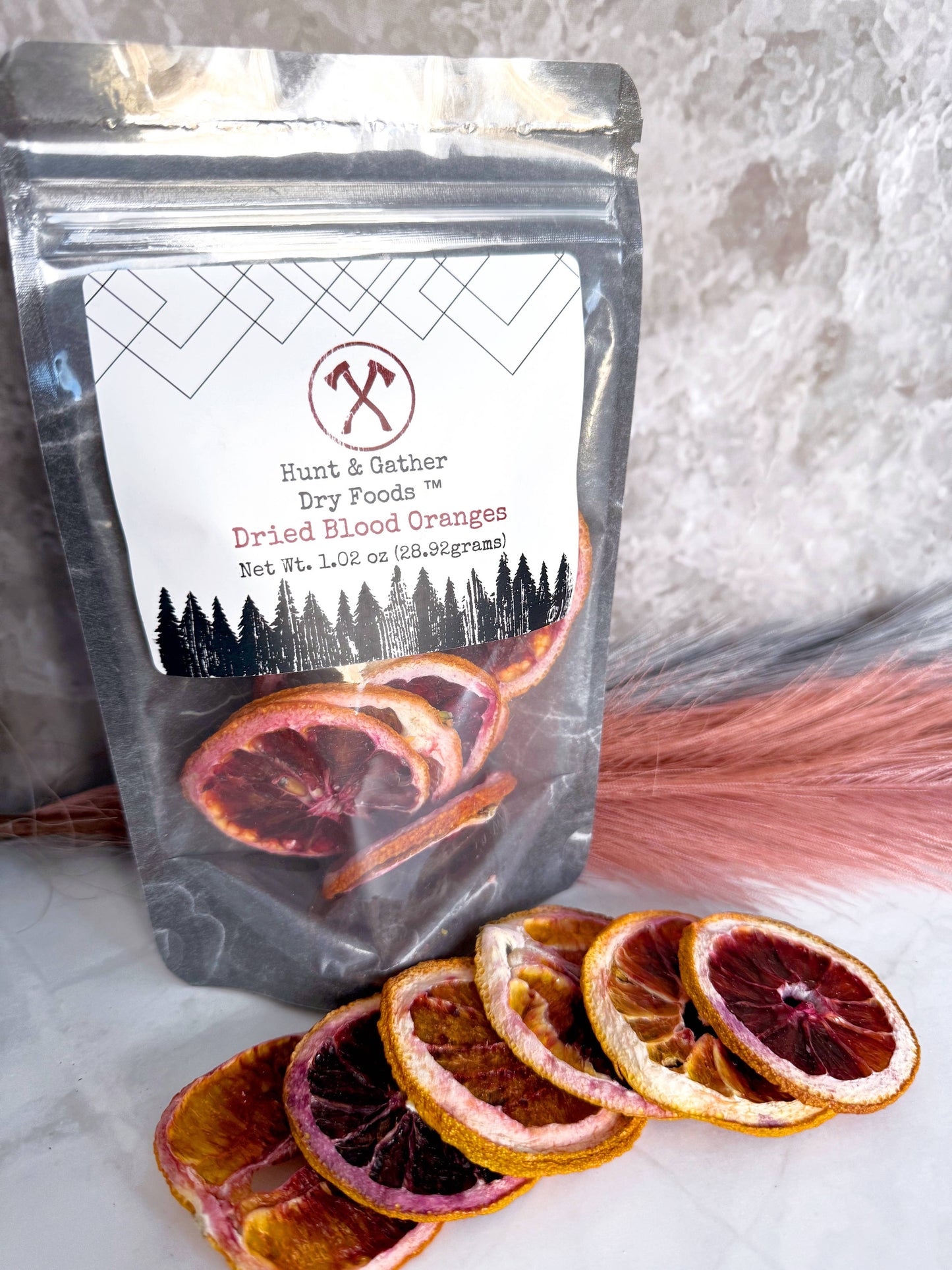 Hunt and Gather Dry Foods - Dried Blood Oranges Cocktail Garnishes