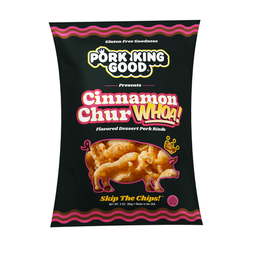 Pork King Good - Pork King Good Cinnamon ChurWHOA! Flavored Pork Rinds 3oz