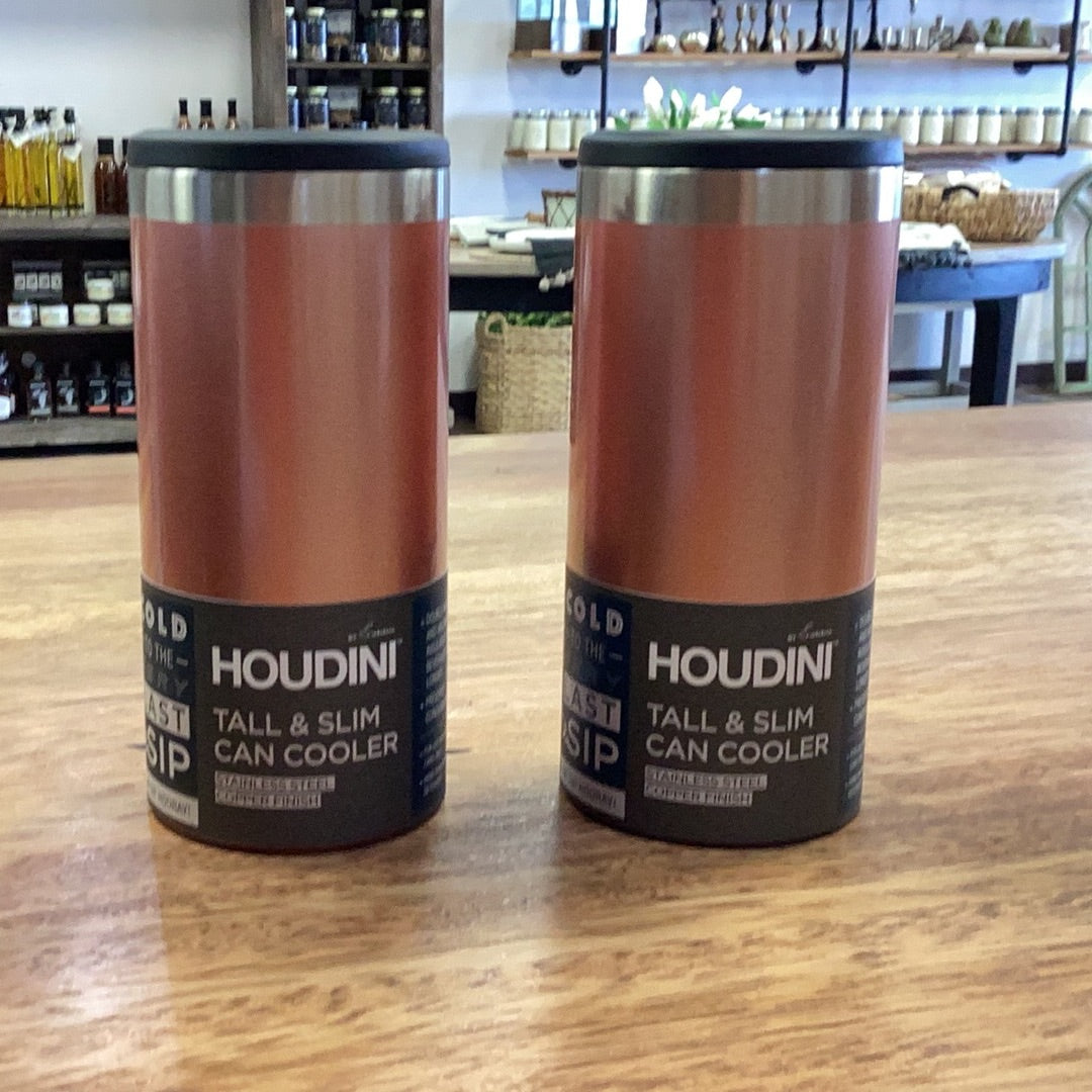 Houdini Slim Can Cooler 12oz Copper