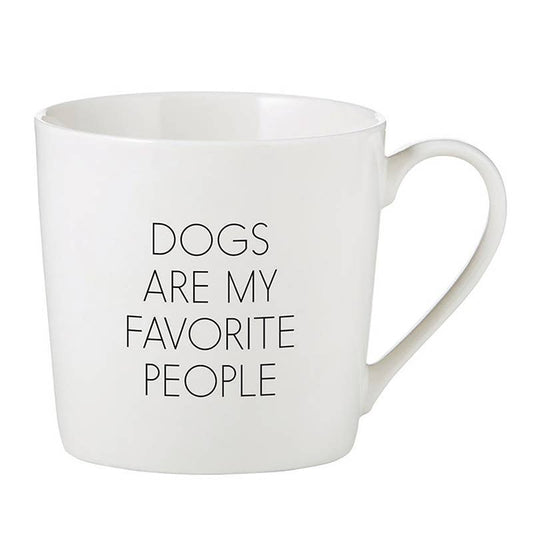 Cafe Mug - Dogs are my Favorite People