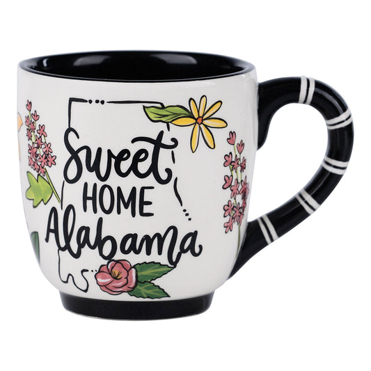 Sweet Home Alabama Flower Mug