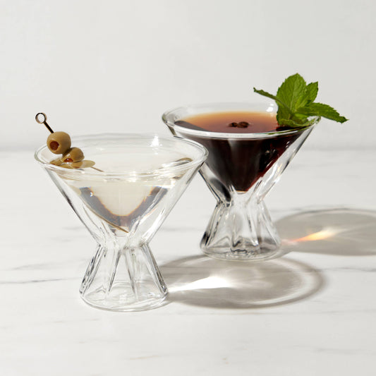 Double Walled Martini Glasses (set of 2)