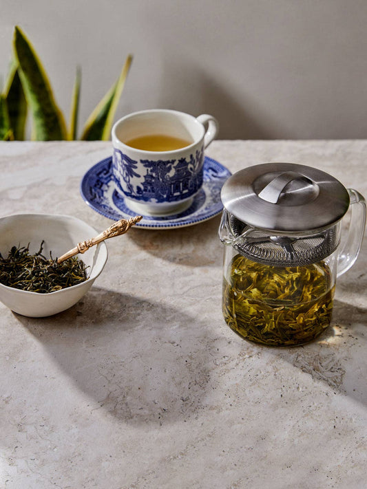 Mao Feng - Green: Tea Sachets - 12 count canister
