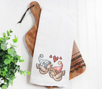 Love Birds Kitchen Towel