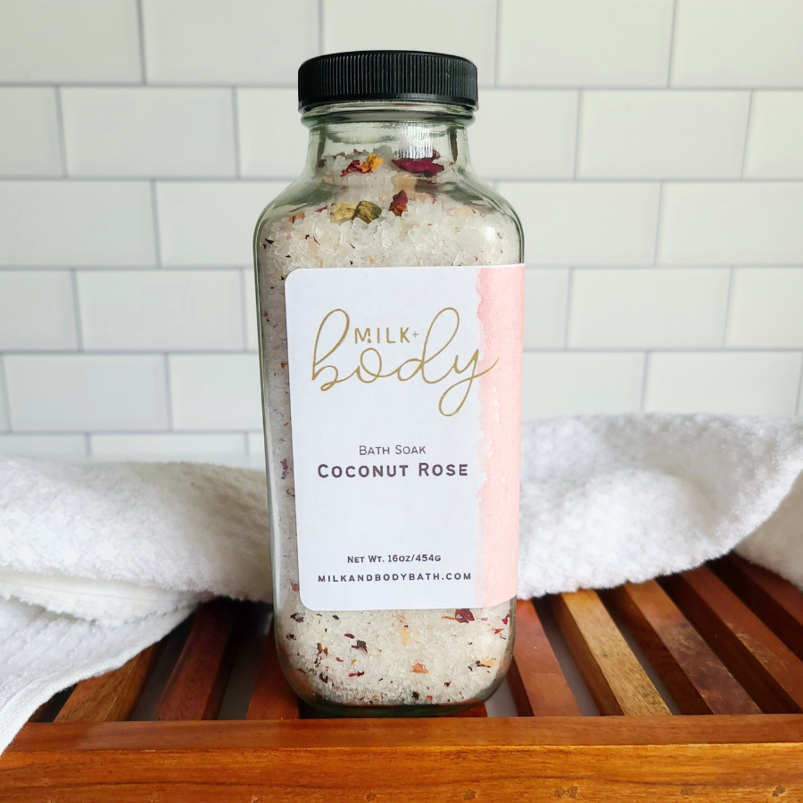 Coconut Rose Bath Soaks