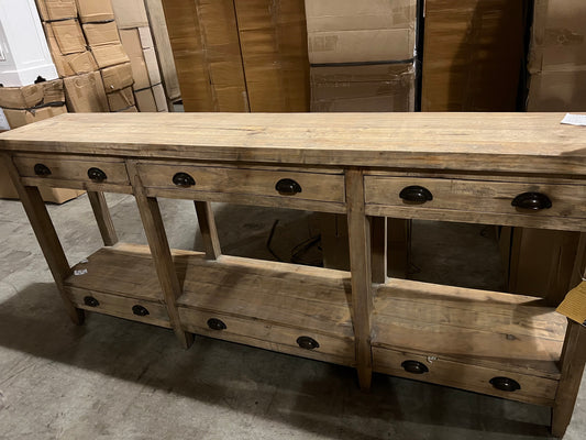Console Table 6 Drawers
