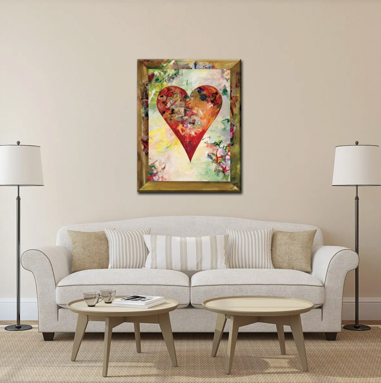 Salvatore Principe Heartwork "Connected3" Canvas Art Set