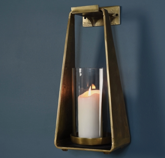 Taylor Sconce with Wall Hook- Brass