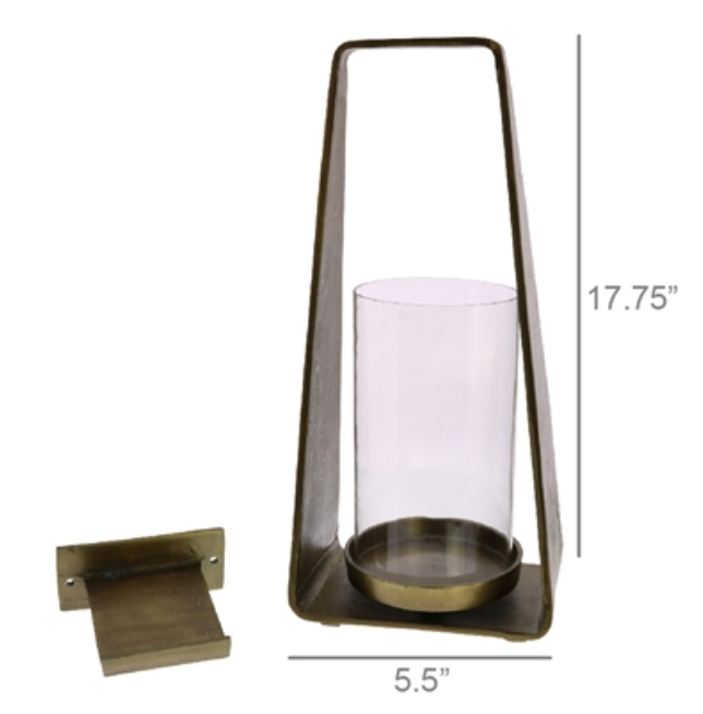 Taylor Sconce with Wall Hook- Brass