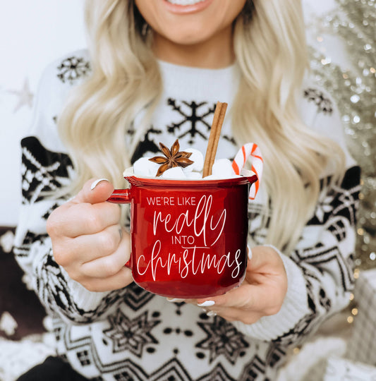 Naughty/Nice Christmas Coffee Mug