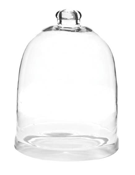 Glass Bell Cloche - 12"H